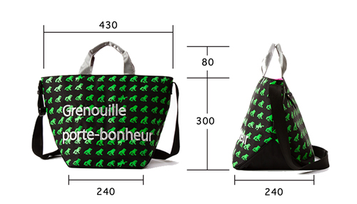 ESSENCE OF POISON 2wayトートバッグ ナイロンツイル BEO-3280