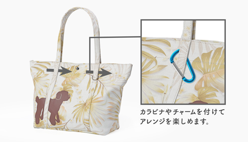 【Kathy mom コラボ】 ESSENCE OF POISON トートバッグ ハワイアンファブリック BKC-3361