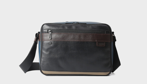 【WEB限定】 DOUBLES ショルダーバッグ(M) 牛革 BZN-7026N