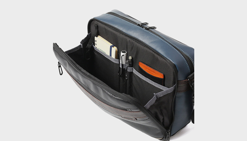 【WEB限定】 DOUBLES ショルダーバッグ(M) 牛革 BZN-7026N