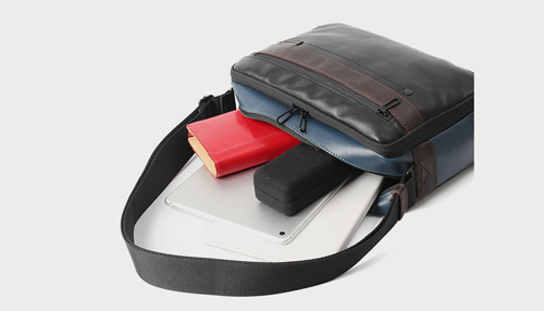 【WEB限定】 DOUBLES ショルダーバッグ(M) 牛革 BZN-7026N