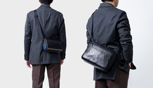 オフィシャルWEB限定「DOUBLES」シリーズのショルダーバッグ