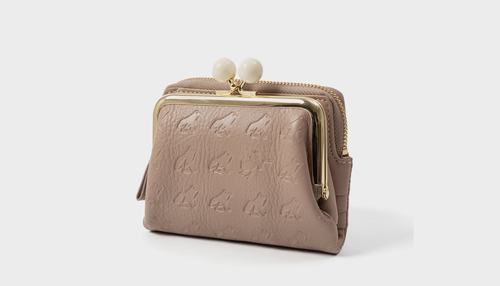 ESSENCE OF POISON 【WEB限定】【カエルくん】がま口二つ折り財布 牛革 DES-3502N