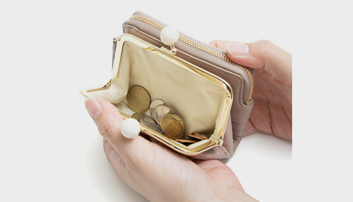 ESSENCE OF POISON 【WEB限定】【カエルくん】がま口二つ折り財布 牛革 DES-3502N