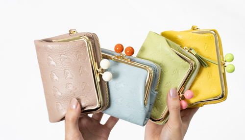 ESSENCE OF POISON 【WEB限定】【カエルくん】がま口二つ折り財布 牛革 DES-3502N