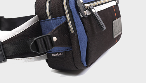 【エヴァンゲリオンコラボ】【数量限定】 MOUSTACHE ウエストバッグ ポリエステル×合皮 JDH-1850