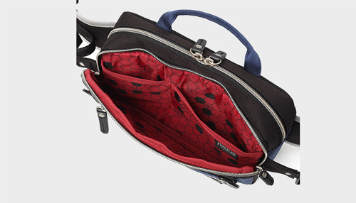 【【エヴァンゲリオンコラボ】【数量限定】 MOUSTACHE ウエストバッグ ポリエステル×合皮 JDH-1850