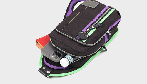 【エヴァンゲリオンコラボ】【数量限定】 MOUSTACHE ボディバッグ ポリエステル×合皮 JDH-1851