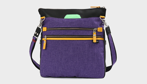 【エヴァンゲリオンコラボ】 MOUSTACHE ショルダーバッグ 杢調ポリ×合皮 JEV-4000