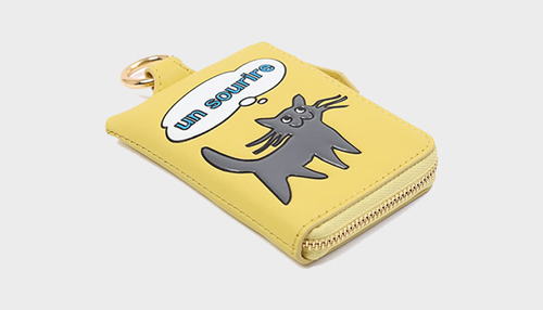 ESSENCE OF POISON パスケース一体型ウォレット 牛革 KIR-3320