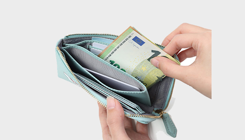 ESSENCE OF POISON L字ファスナースリムウォレット 牛革 KIR-3322