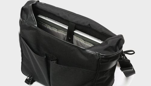 DSBK メッセンジャーバッグ MOONLIGHT OXTEX.×イタリアンレザー KOH-3384