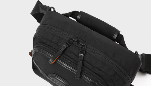 DSBK スリングバッグ MOONLIGHT OXTEX.×イタリアンレザー KOH-3386