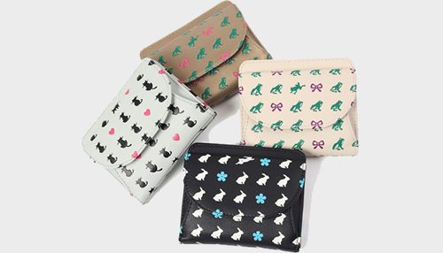 ESSENCE OF POISON 薄型小銭入れ付きコンパクト財布 牛革 KPO-3310