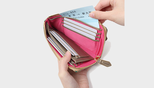 ESSENCE OF POISON スリムウォレット 牛革 KPO-3313