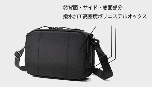 【Web限定】 Raptor II ショルダーバッグ X-Pac×ポリエステル KPT-2422N