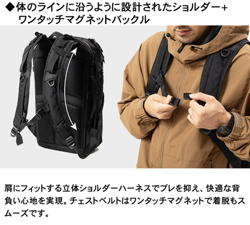 【Web限定】 Raptor II ワーケーション バックパック X-Pac×ポリエステル KPT-2423N