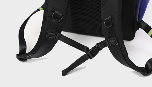 【【エヴァンゲリオンコラボ】 MOUSTACHE マチ拡張 スクエアリュックサック 24-30L ポリエステル MEV-4007