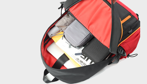 【エヴァンゲリオンコラボ】 MOUSTACHE マチ拡張 ラウンドリュックサック 24-30L ポリエステル MEV-4008