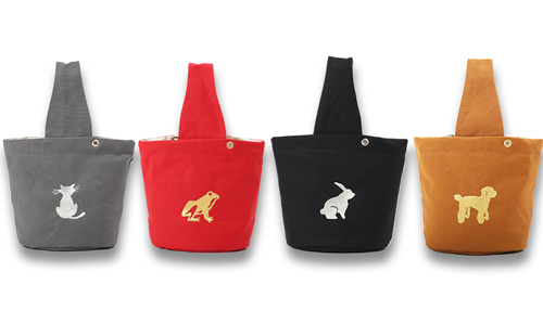 ESSENCE OF POISON バケツ型バック 日本製帆布×牛革 QAD-3140