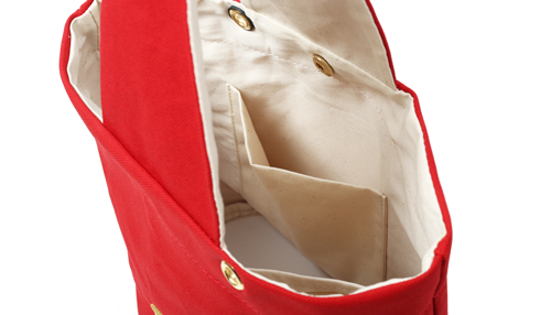 ESSENCE OF POISON バケツ型バック 日本製帆布×牛革 QAD-3140