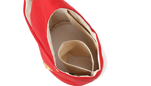 ESSENCE OF POISON バケツ型バック 日本製帆布×牛革 QAD-3140