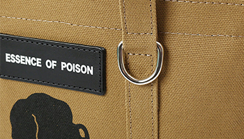 ESSENCE OF POISON トートバック 日本製帆布×牛革 QYQ-3245