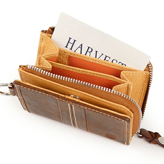 MOUSTACHE コインケース バッファロー革×豚革 DBR-5402 | ハーヴェスト