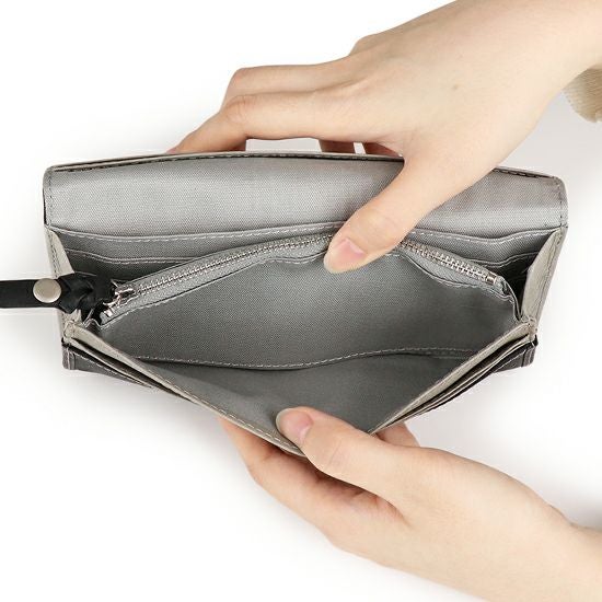 MOUSTACHE 長財布 バッファロー革×豚革 DBR-5407