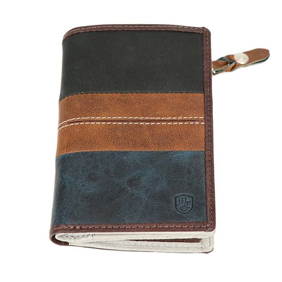 MOUSTACHE 二つ折り財布 バッファロー革×豚革 DBR-5409 | ハーヴェスト