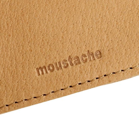 MOUSTACHE 二つ折り財布 バッファロー革×豚革 DBR-5409 | ハーヴェスト