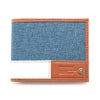 MOUSTACHE 二つ折り財布 ポリエステル×牛革 DUQ-4236