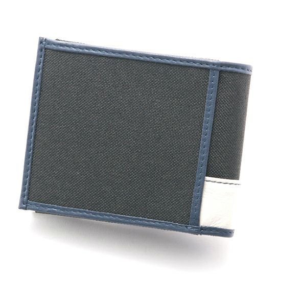 MOUSTACHE 二つ折り財布 ポリエステル×牛革 DUQ-4236 | ハーヴェスト