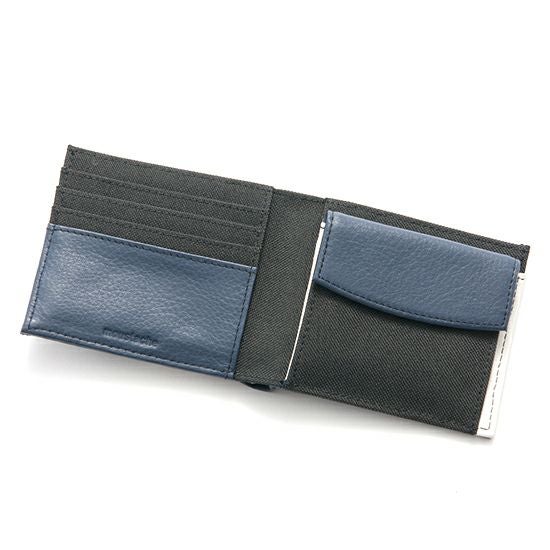 MOUSTACHE 二つ折り財布 ポリエステル×牛革 DUQ-4236 | ハーヴェスト