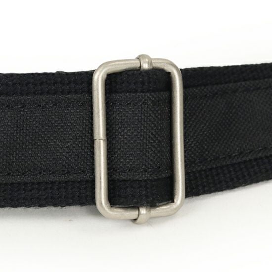 MOUSTACHE ボディバッグ ムラ染ポリ×白化合皮 JLG-4650