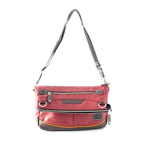 MOUSTACHE ショルダーバッグ 合皮×白化合皮 VMR-5696 | ハーヴェスト