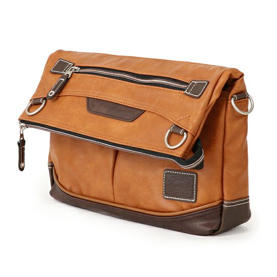 MOUSTACHE ショルダーバッグ 合皮×白化合皮 VMR-5696 | ハーヴェスト