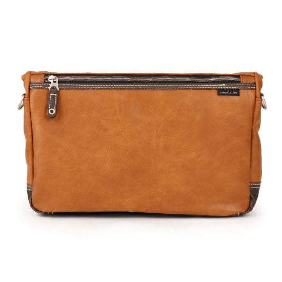 MOUSTACHE ショルダーバッグ 合皮×白化合皮 VMR-5696