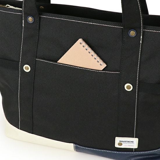 MOUSTACHE トートバッグ ポリエステル×合皮 YUQ-5765 | ハーヴェスト