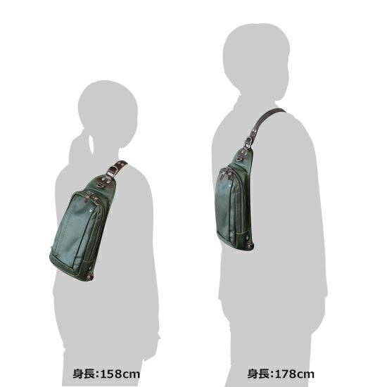 DOUBLES ボディバッグ イタリアンソフト牛革×牛革 VJR-7240