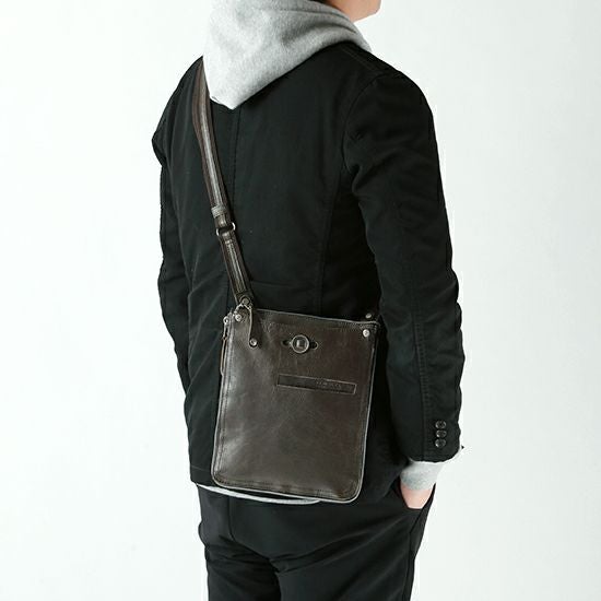 DOUBLES ショルダーバッグ（S） 牛革 YHB-1691