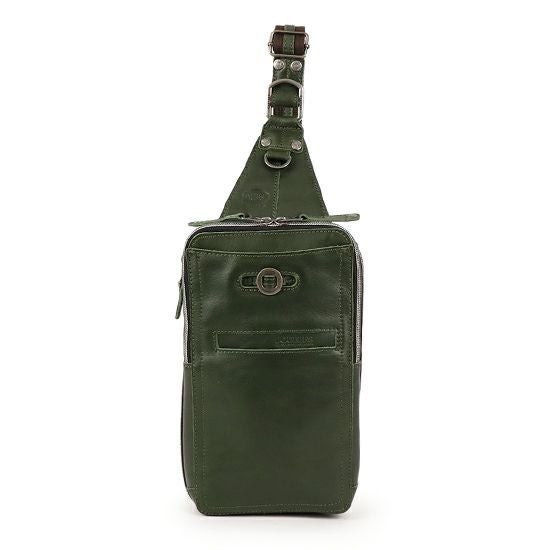 【希少品・定価6万】A.D.M.J   牛革×羊革　ボディバッグ A.D.M.J. - 極美品 定価7.7万 エーディーエムジェイ A.D.M.J. 牛革