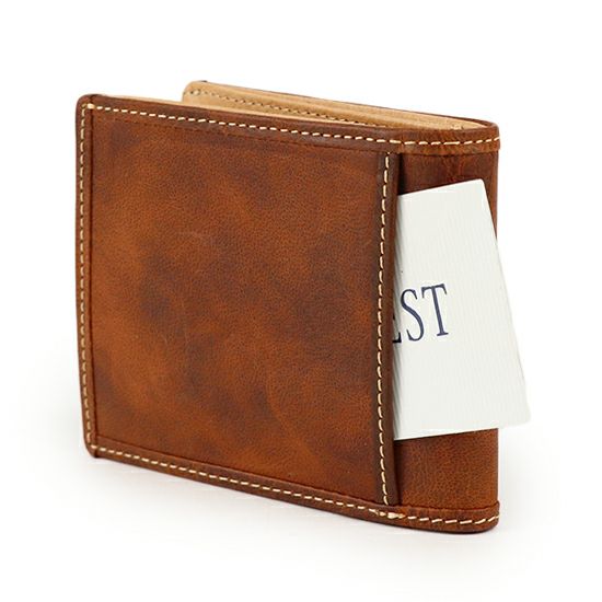 MOUSTACHE 二つ折り財布 バッファロー革×豚革 DBR-5403 | ハーヴェスト
