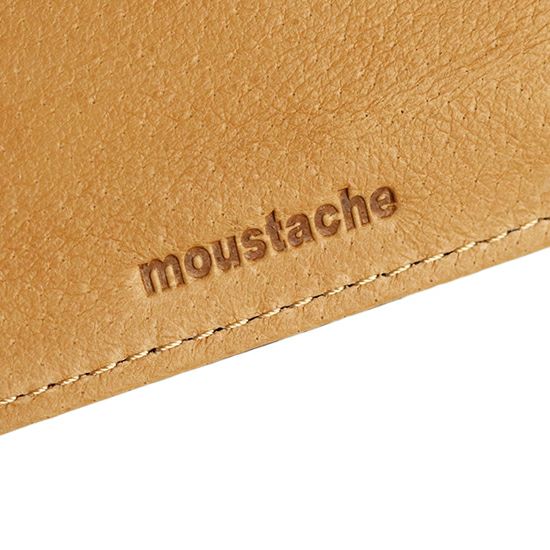 MOUSTACHE 二つ折り財布 バッファロー革×豚革 DBR-5403 | ハーヴェスト