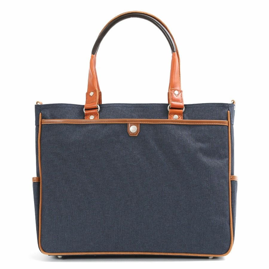 moustache on time 2WAY ビジネストート ポリエステル×牛革×合皮 JPF