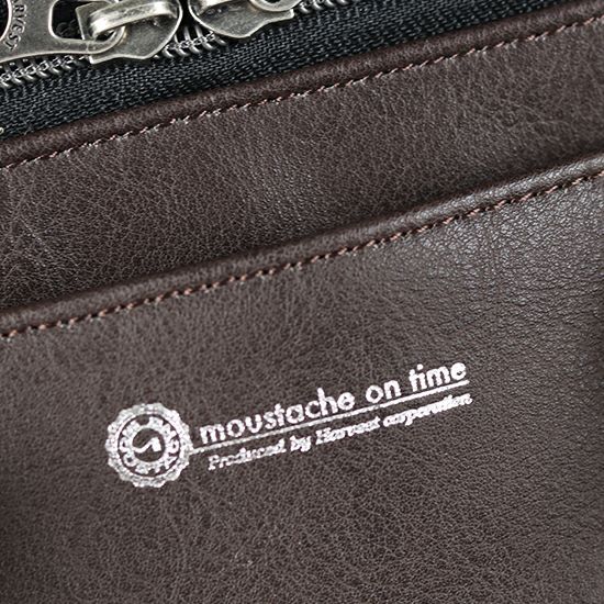 moustache on time 2WAY ビジネスバッグ 合皮×牛革 JUX-2490