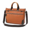 moustache on time 2WAY ビジネスバッグ シボ合皮×牛革×合皮 YGF-2170