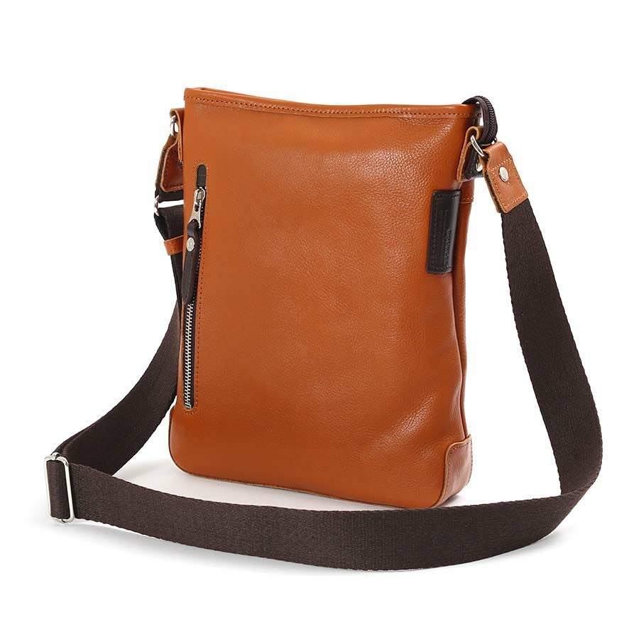 DOUBLES ショルダーバッグ(S) 牛革×イタリアン牛革 JPU-7460