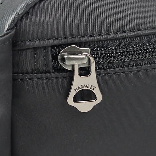 DOUBLES BLACK ボディバッグ 綿MIX×ナイロン×牛革 JEW-3082