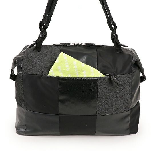 blakc pepperPRADA ボストンバッグ ナイロン大容量 ボストンバッグ ショルダーバッグ 2WAY 大容量 通勤 出張 旅行 機内